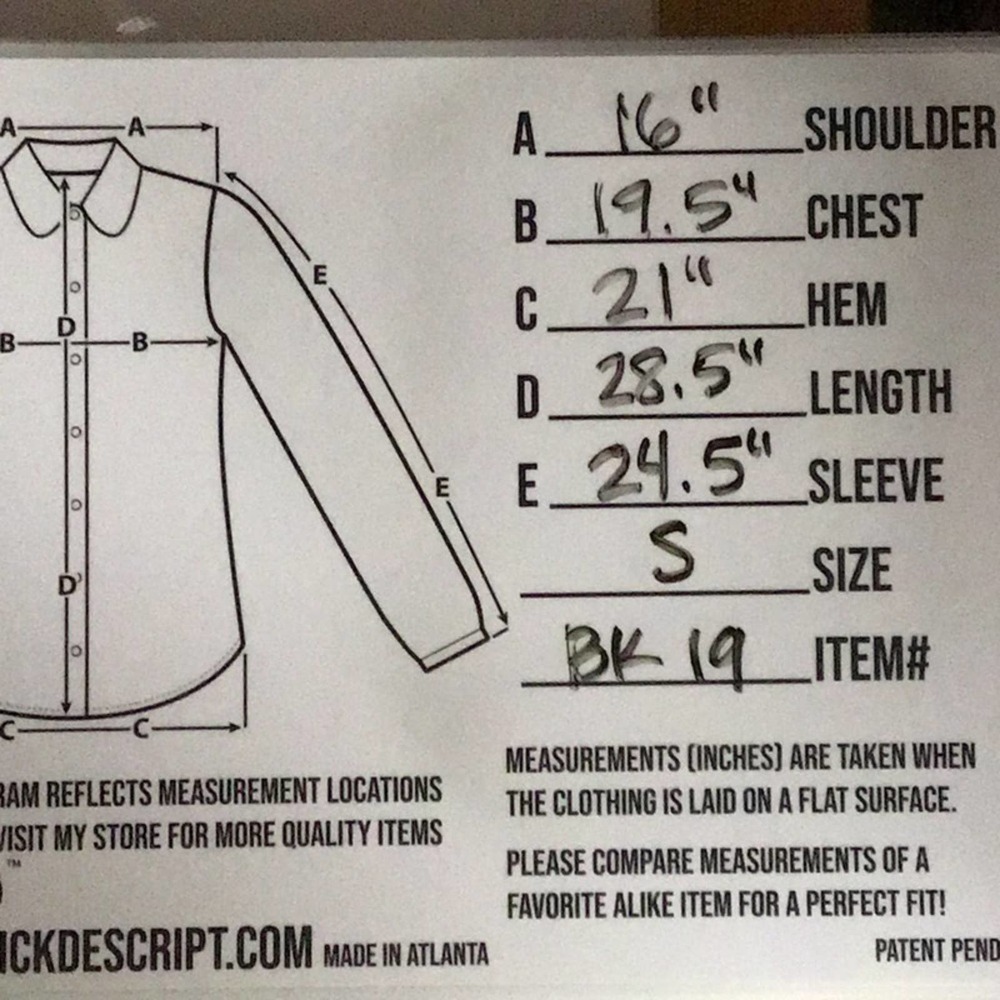 Cloth & Stone | Blue Chambray White Printed Long Sleeve Button Front Shirt S - Picture 7 of 7